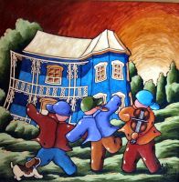 rythme en dentelle 16 x 16